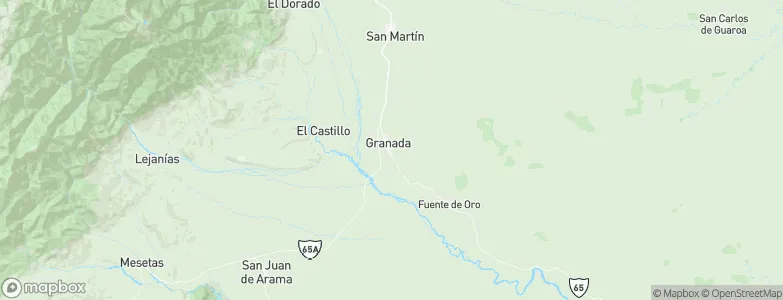 Granada, Colombia Map