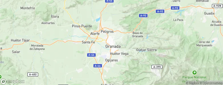 Granada, Spain Map