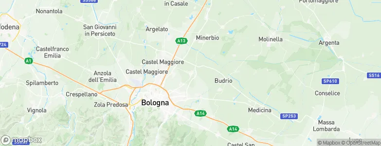 Granarolo dell'Emilia e Viadagola, Italy Map