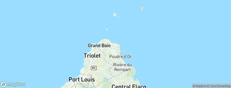 Grand Gaube, Mauritius Map