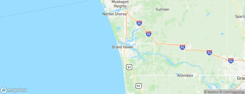 Grand Haven, United States Map