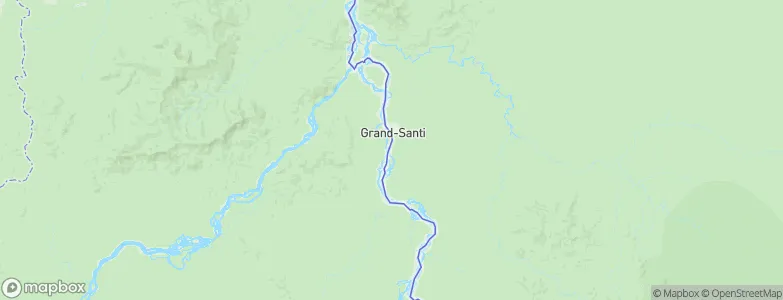 Grand-Santi, French Guiana Map