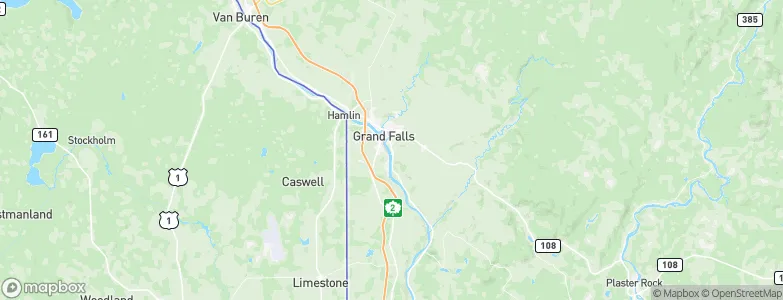 Grand-Sault, Canada Map