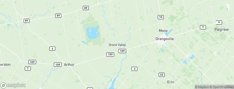 Grand Valley, Canada Map