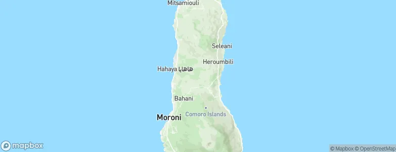 Grande Comore, Comoros Map