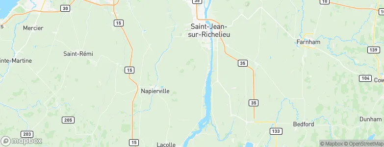 Grande-Ligne, Canada Map