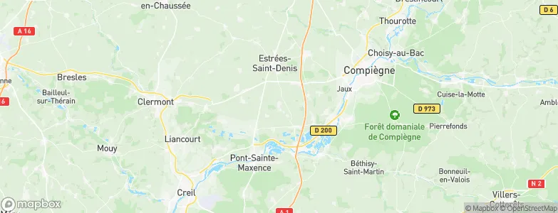Grandfresnoy, France Map