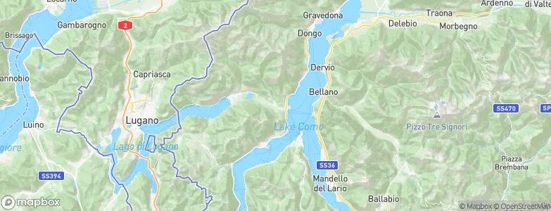Grandola ed Uniti, Italy Map