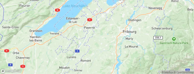 Grandsivaz, Switzerland Map