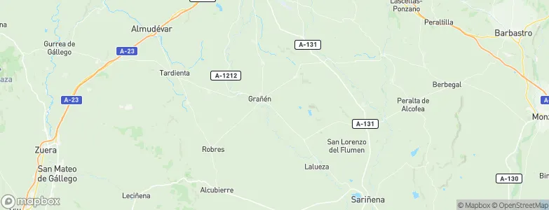 Grañén, Spain Map