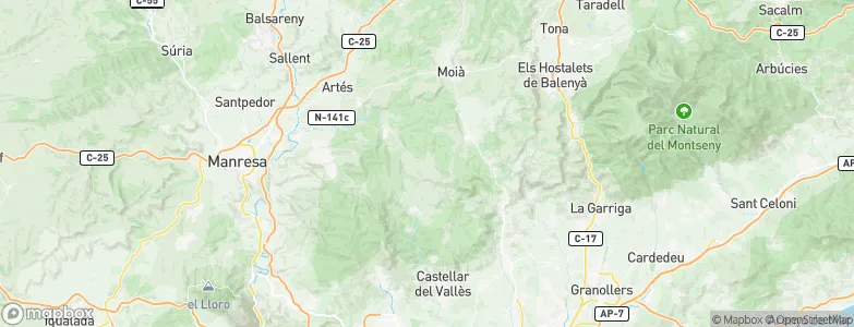 Granera, Spain Map
