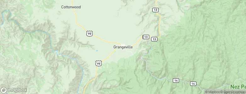 Grangeville, United States Map