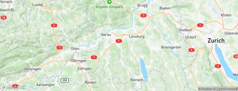 Gränichen, Switzerland Map