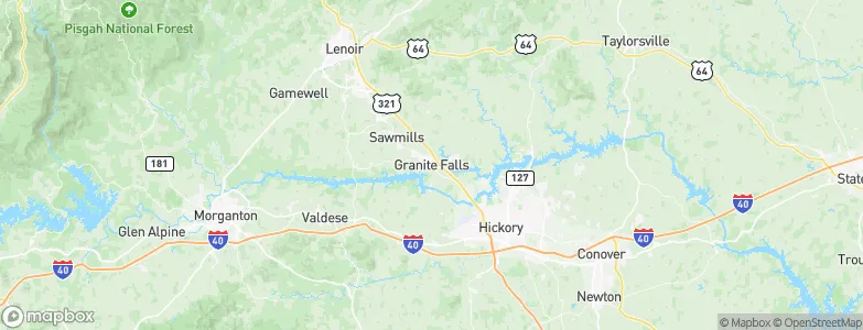 Granite Falls, United States Map