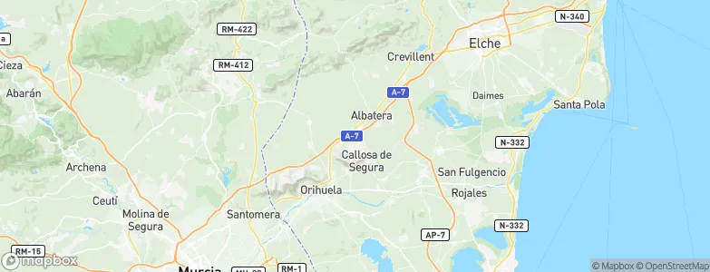 Granja de Rocamora, Spain Map