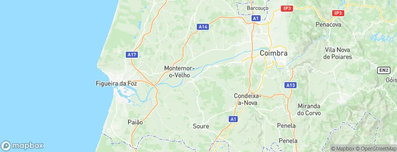 Granja do Ulmeiro, Portugal Map