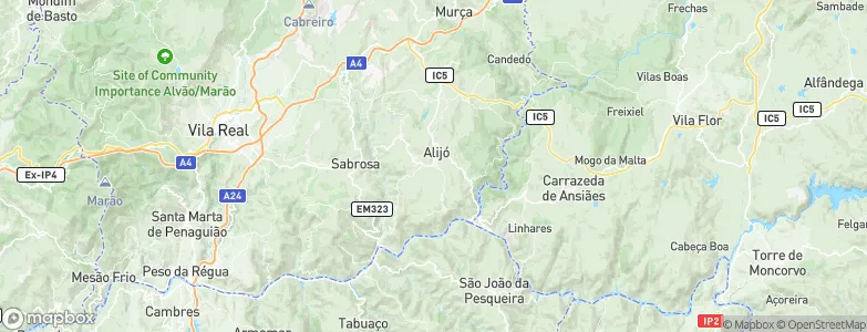 Granja, Portugal Map