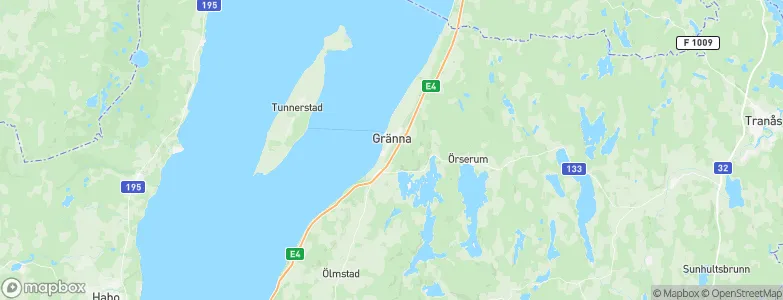Gränna, Sweden Map