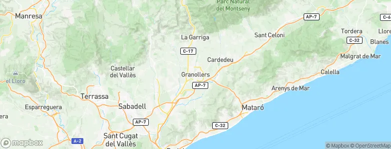 Granollers, Spain Map