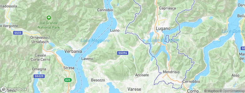 Grantola, Italy Map