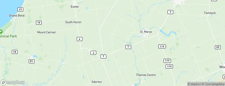 Granton, Canada Map