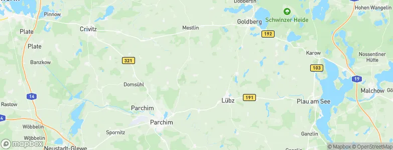Granzin, Germany Map
