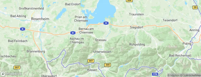 Grassau, Germany Map