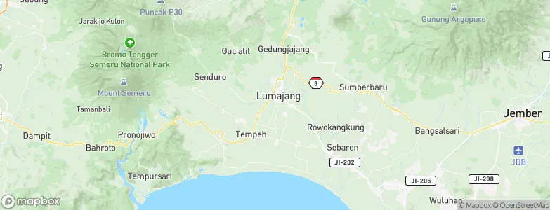 Grati Satu, Indonesia Map