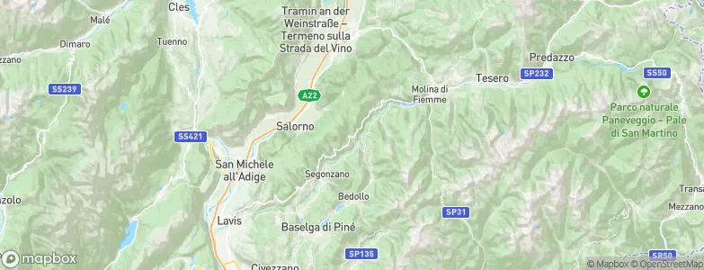 Grauno, Italy Map