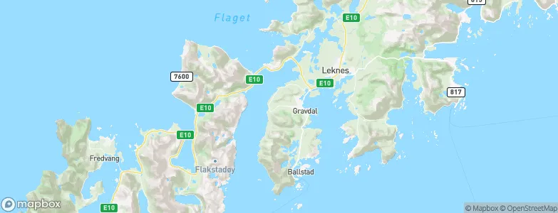 Gravdal, Norway Map