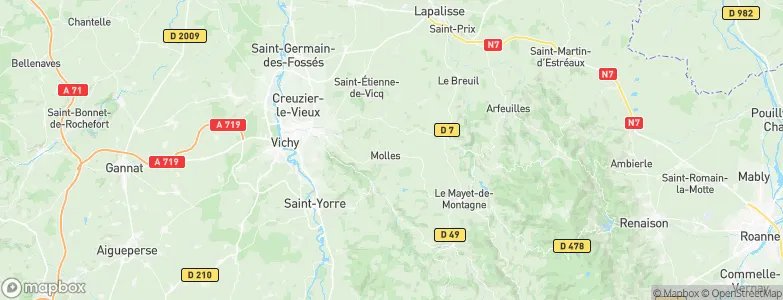 Gravoins, France Map