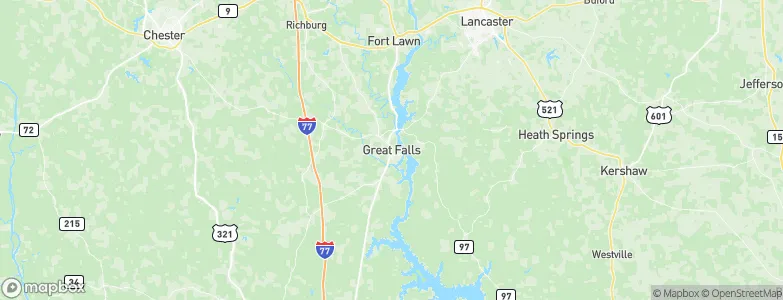 Great Falls, United States Map