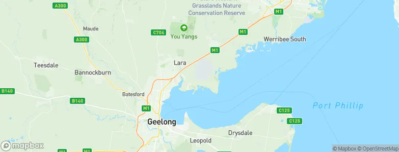 Greater Geelong, Australia Map