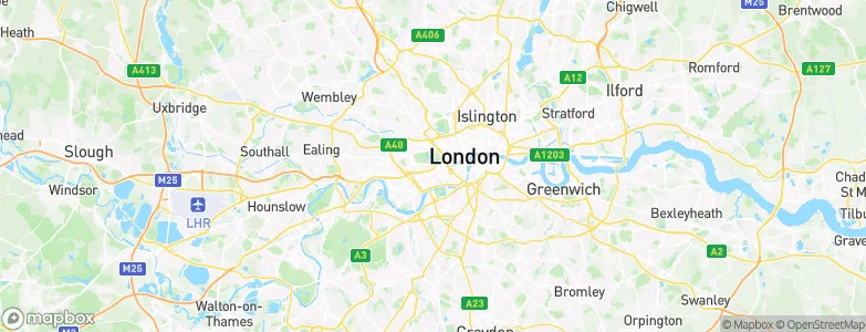 Greater London, United Kingdom Map
