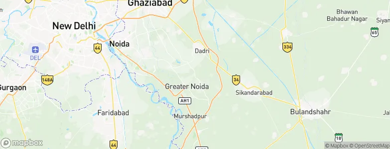 Greater Noida, India Map