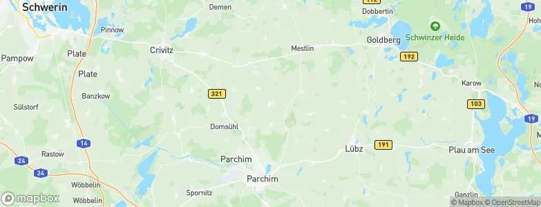 Grebbin, Germany Map