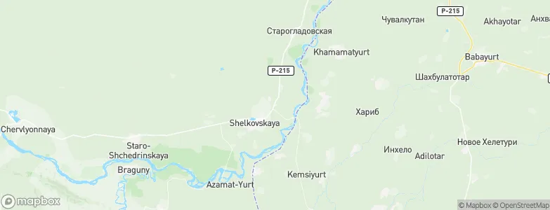 Grebenskaya, Russia Map