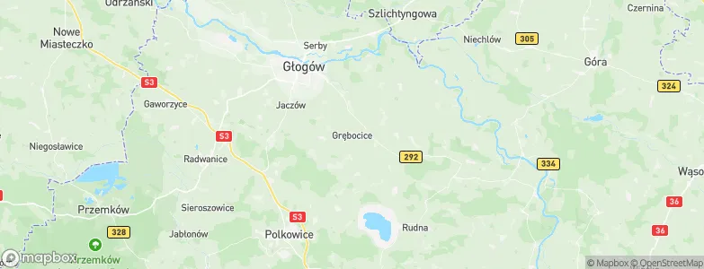 Grębocice, Poland Map