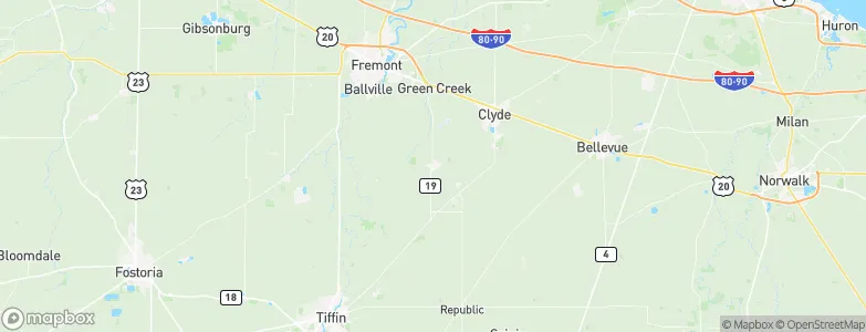 Green Springs, United States Map