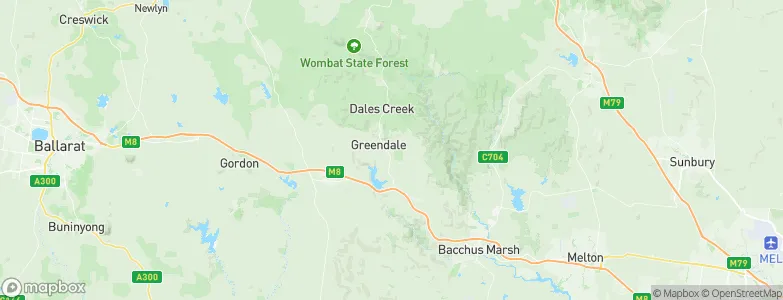 Greendale, Australia Map