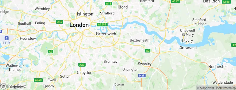 Greenwich, United Kingdom Map