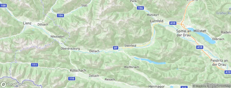 Greifenburg, Austria Map