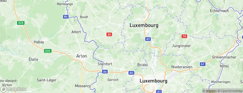 Greisch, Luxembourg Map