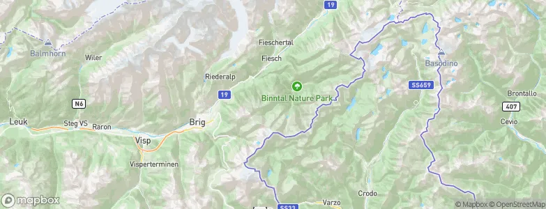 Grengiols, Switzerland Map