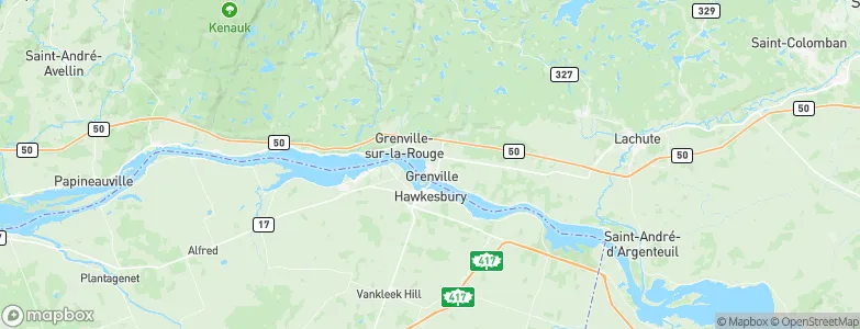 Grenville, Canada Map