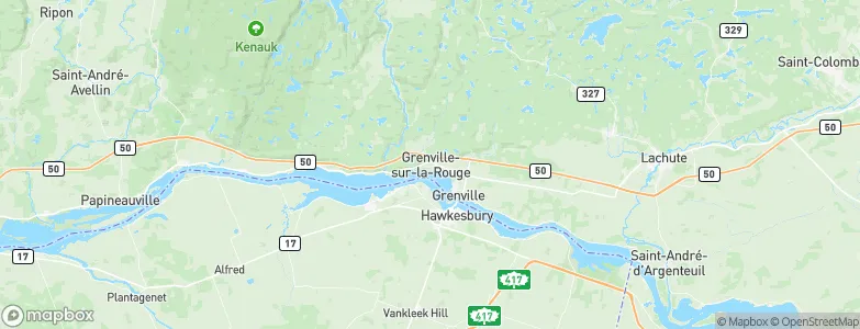 Grenville-sur-la-Rouge, Canada Map