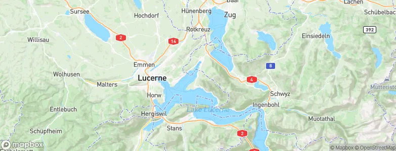Greppen, Switzerland Map