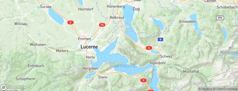 Greppen, Switzerland Map