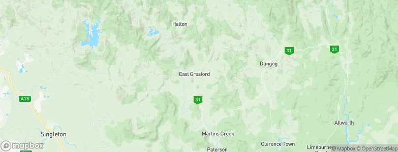 Gresford, Australia Map