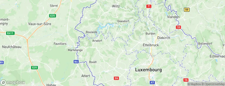 Grevels, Luxembourg Map